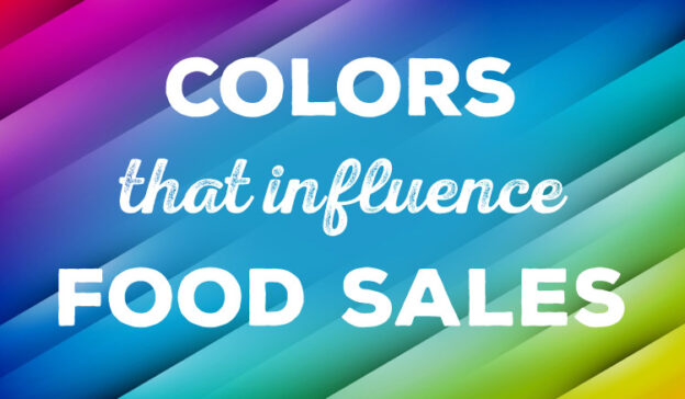 colors that influence food sales infographic