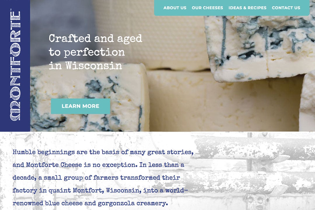 montforte-cheese-food-website-design-featured