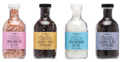 bulk salt pepper label jar packaging design